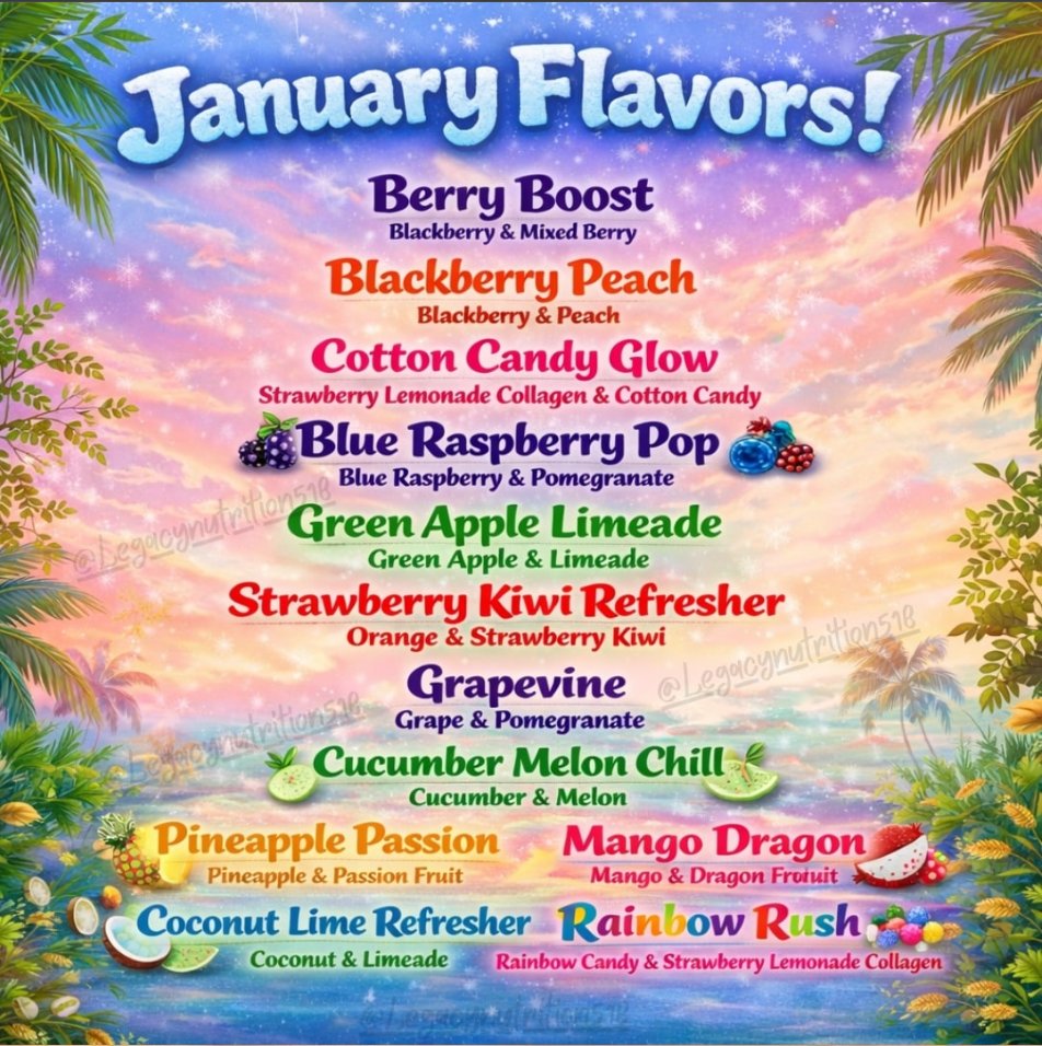 Monthly Specials at Legacy Nutrition